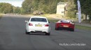 BMW M5 E60 vs. Ferrari F8 Tributo