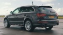V12 Diesel Audi Q7 Drag Races New Electric Audi SUV, the Gap Is Clean