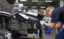 2017 Volvo V90 production in Torslanda, Sweden