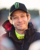 Valentino Rossi at the first test session with his new team