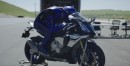Valentino Rossi Meets Yamaha Motobot