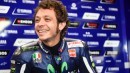Valentino Rossi and the Yamaha crew