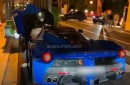 Ferrari LaFerrari Crashes into Scooters