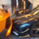 Valet crashes Koenigsegg Agera RS Naraya into Lamborghini Aventador SV