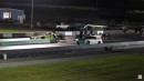 Fourth-generation Pontiac Firebird drag races Top Fuel dragster on Shift