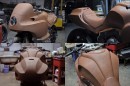 Valtoron BMW K1600 sculpted in clay