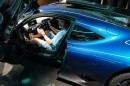 Valtteri Bottas' blue Mercedes-AMG ONE