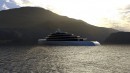 Pebble concept is a superyacht that blends with nature and offers maximum privacy