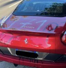 This Ferrari California sat parked in the street for days