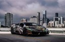 Vandalized Lamborghini Huracan Graffitti Wrap