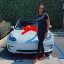 Kobe Bryant's wife and his sister bond over a Tesla Model 3 offered as a gift