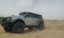 Vaughn Gittin Jr. catches some air with the 2021 Ford Bronco RTR
