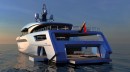 M51 Concepts' Vector superyacht design