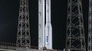 Vega rocket on the launch pad