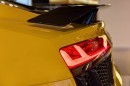 Vegas Yellow 2016 Audi R8 V10 plus Arrives at Audi Forum Neckarsulm
