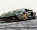 Lambo Aventador Ultimae Roadster on ANRKY Wheels by Wheels Boutique