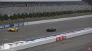 ProCharged Chevy Camaro SS roll race explosion on The Drag Race
