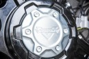 The engine cover of a new Victory