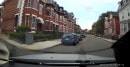Dashcam footage of drive through rough neighborhood