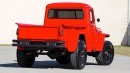 Viper Red 1960 Willys Jeep Pickup