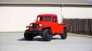 Viper Red 1960 Willys Jeep Pickup