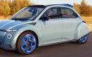 2022 Citroen 2CVe sustainable reinvention rendering by lars_o_saeltzer