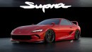 2023 Toyota Supra Mk4 CGI revival by a.c.g_design