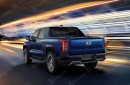 2024 Hyundai Palisade EV Unibody Pickup Truck rendering by KDesign AG