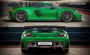 2024 Porsche Carrera GT Revival based on 911 GTS rendering by spdesignsest