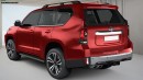 2025 Toyota Land Cruiser Prado GR rendering by Digimods DESIGN