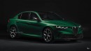 Alfa Romeo Giulietta sedan CGI revival by Theottle