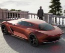 Alfa Romeo Luxury Crossover Sedan rendering by ulisesmoralesmendoza on cardesignworld