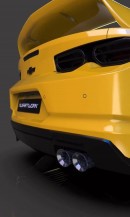 Chevy Camaro Bumblebee CGI transformation by musartwork