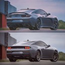Chevy Camaro S Line Mustang rendering by tuningcar_ps