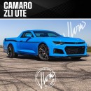 Chevy Camaro ZL1 Coupe Utility rendering by jlord8