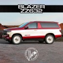Chevy K5 Blazer Two-Door Tahoe ZZ632/1000 rendering by jlord8