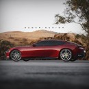 Ferrari Roma Limousine rendering by sugardesign_1