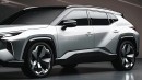 2025 Mazda CX-5 vs 2025 Toyota RAV4 renderings by Q Cars