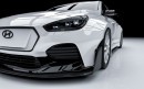 e-bullet.cz Hyundai i30 / Elantra GT fully electric 4x4 racing car with four engines by rostislav_prokop on Instagram