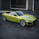Jaguar F-Type Limousine Coupe rendering by sugardesign_1