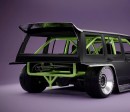 Jeep Cherokee XJ slammed widebody rendering by demetr0s_designs