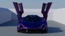 McLaren Ensifera CGI hypercar by Dejan Hristov