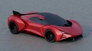 McLaren Ensifera CGI hypercar by Dejan Hristov