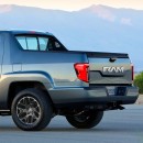 Ram mid-size pickup truck rendering by KDesign AG