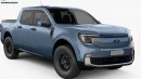 Ford Maverick EV CGI new generation by Digimods DESIGN