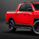 Ram 1200 mid-size pickup truck rendering by KDesign AG