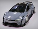 Toyota Prius rendering by typerulez