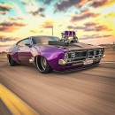 Ford Falcon XB restomod rendering by adry53customs