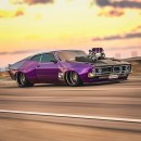 Ford Falcon XB restomod rendering by adry53customs
