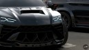 Lamborghini Urus x Cadillac Escalade rendering by Evrim Ozgun